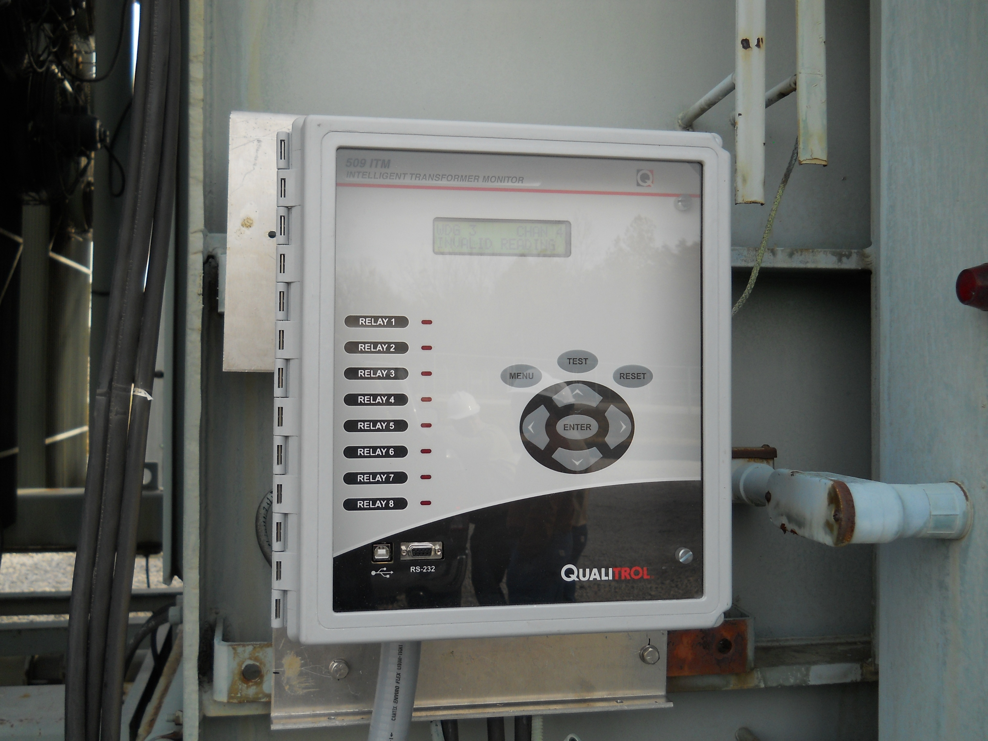 Qualitrol 509 Transformer Monitor on Duke Site